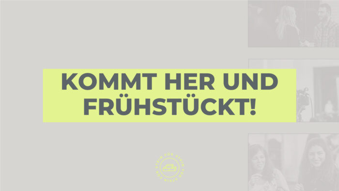 Kommt her und frühstückt Image