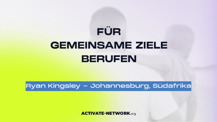 Für gemeinsame Ziele berufen Image