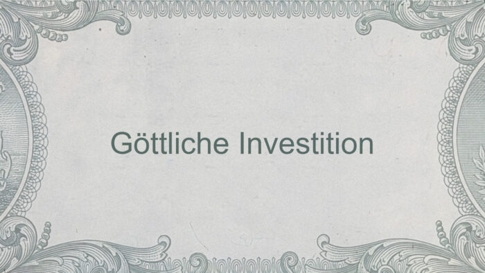 Göttliche Investition Image