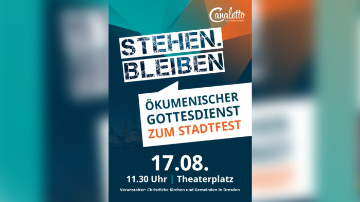STEHEN BLEIBEN - Ökumenischer Gottesdienst zum Stadtfest 2025 Image